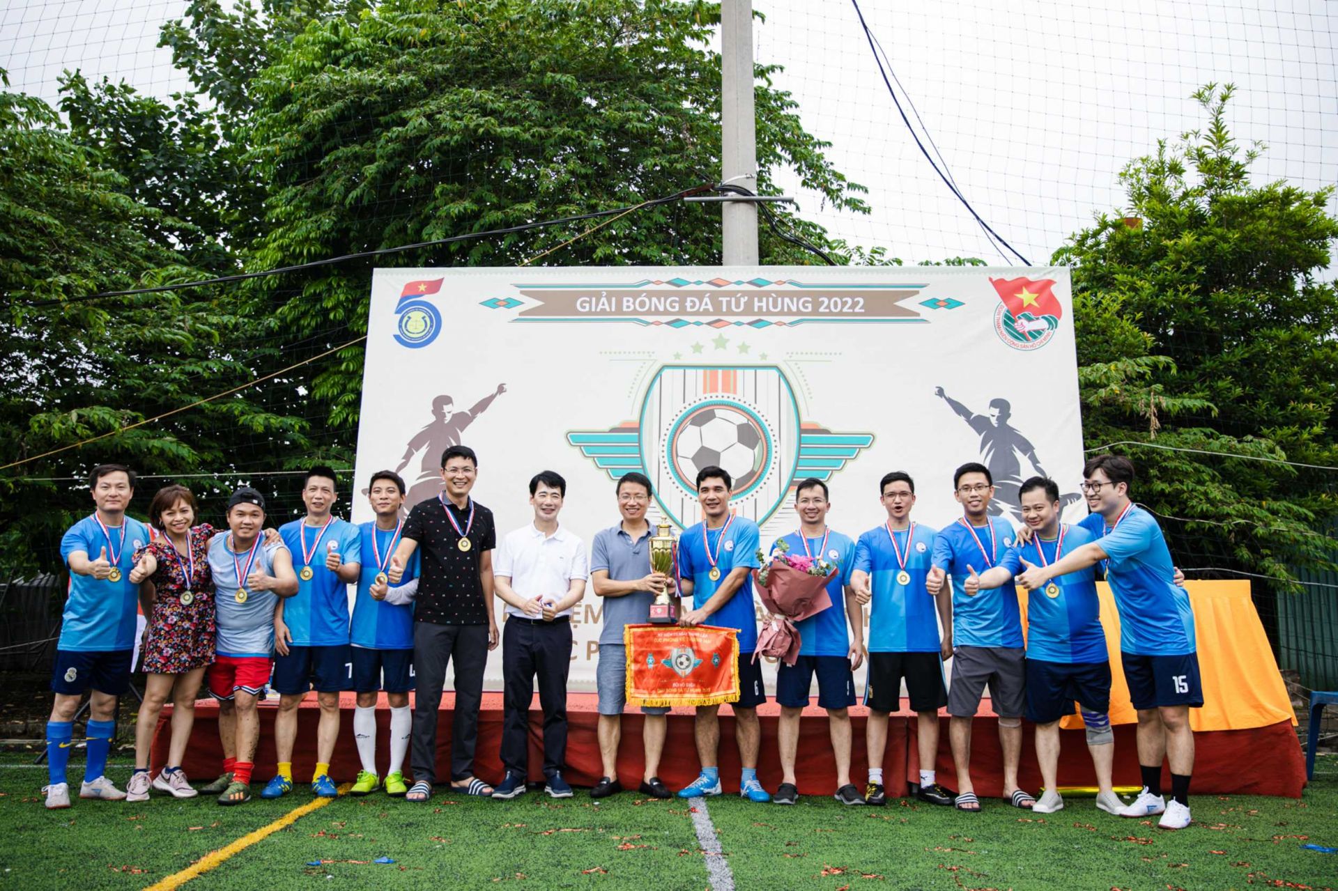 Ngày 20/8/2022, Giải bóng đá nam Tứ Hùng do Chi đoàn Cục Phòng vệ thương mại (Bộ Công Thương) đăng cai tổ chức đã diễn ra tại sân bóng Đầm Hồng 2, Hà Nội