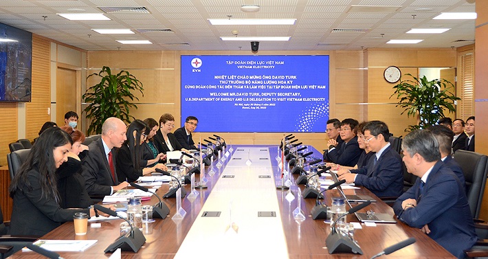 Tập đoàn Điện lực Việt Nam hợp tác với Bộ Năng lượng Mỹ
