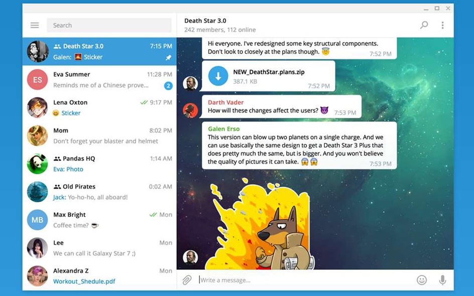 Phần mềm Telegram