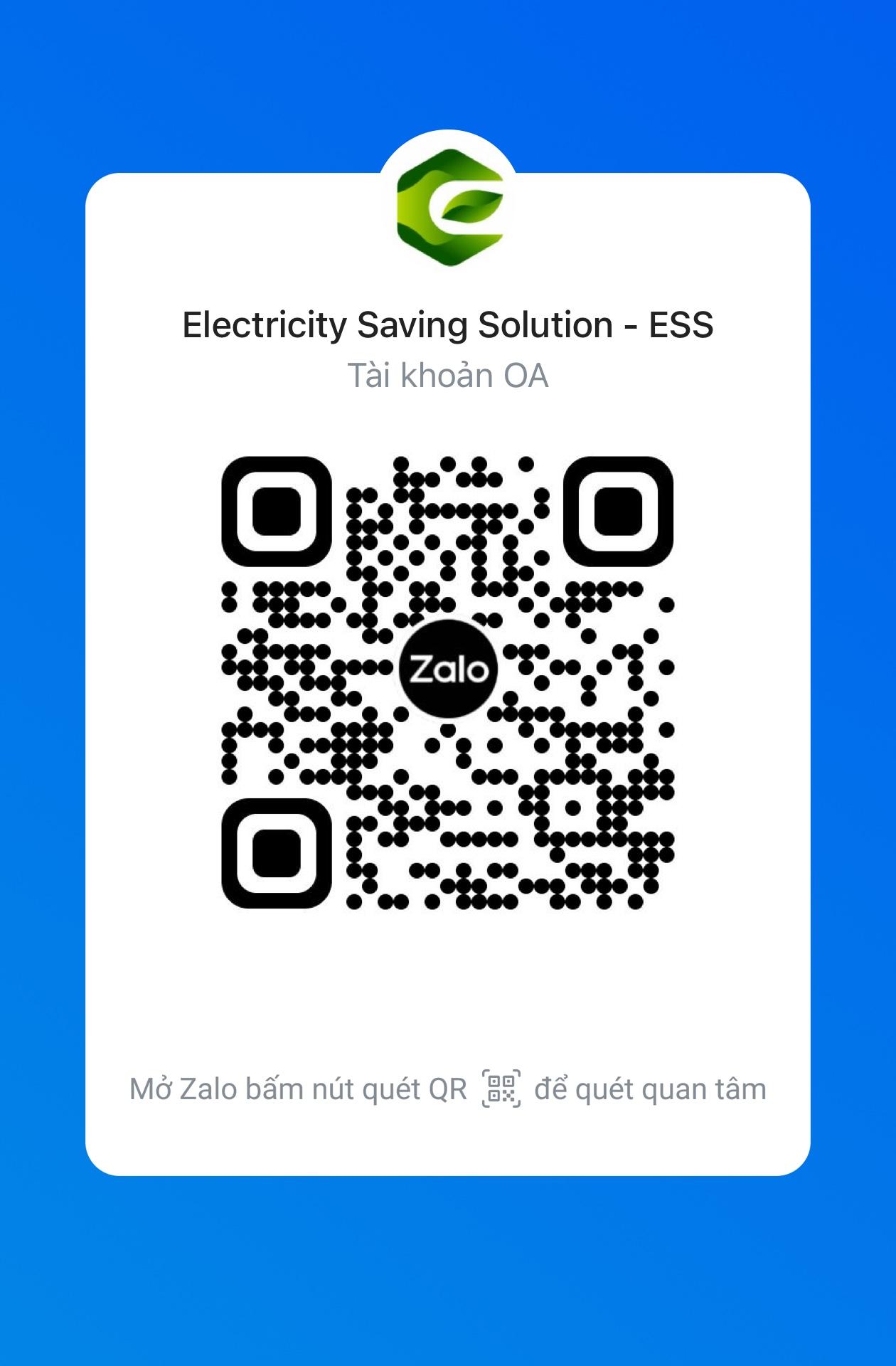 QR code truy cập Trang Electricity Saving Solution (ESS)