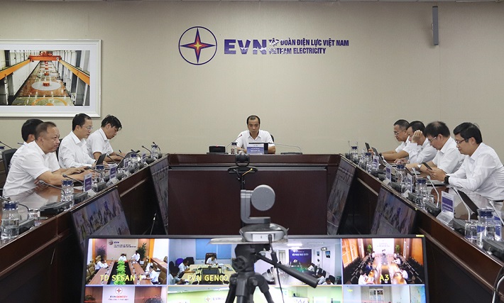 Phó Tổng giám đốc EVN Ngô Sơn Hải chủ trì cuộc họp