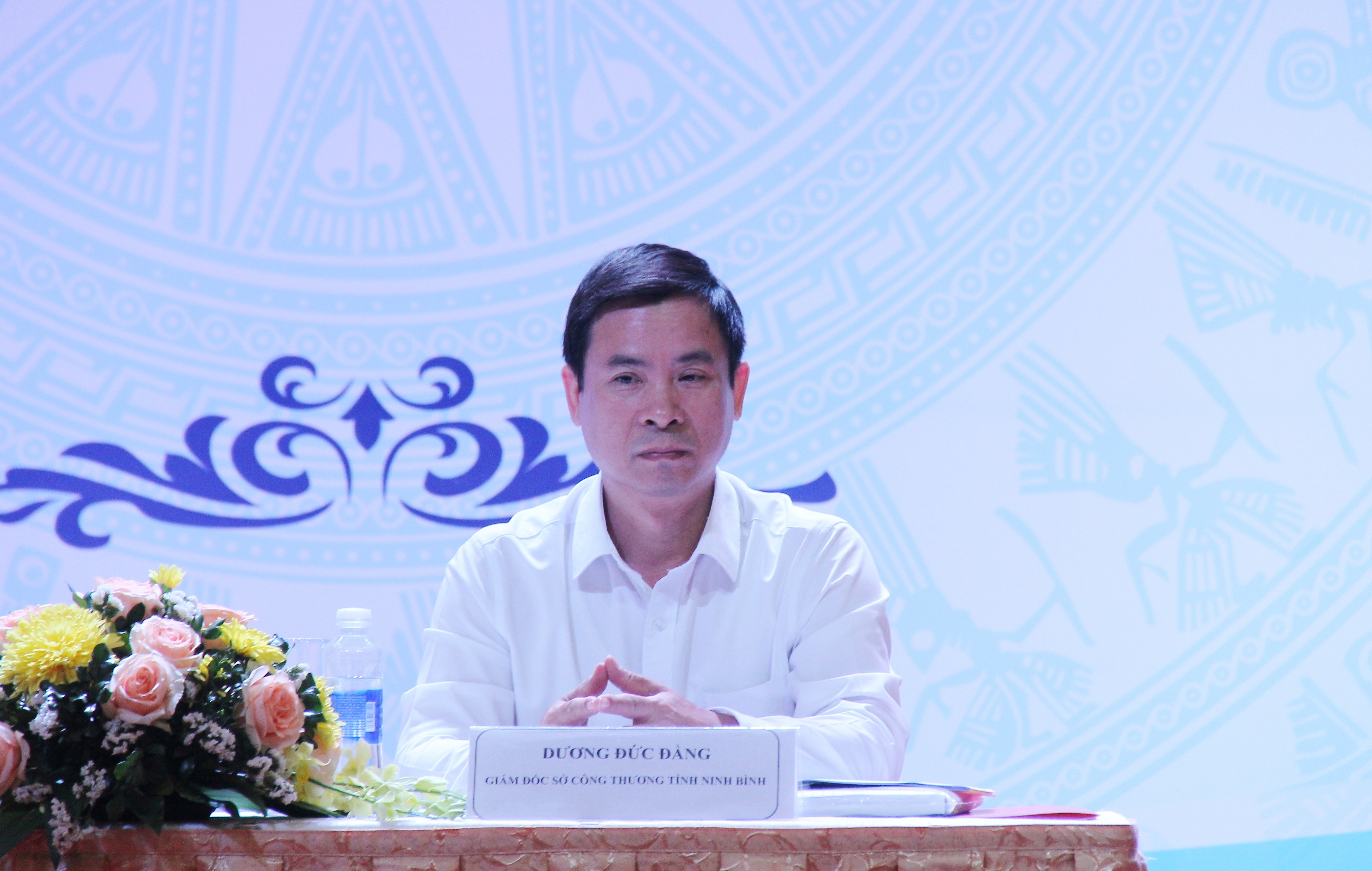 Ông Dương Đức Đằng - Giám đốc Sở Công Thương tỉnh Ninh Bình Phát biểu chào mừng hội nghị