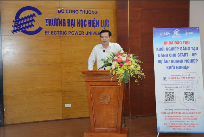Ông Đàm Quang Thắng – Chủ tịch Hội đồng cố vấn khởi nghiệp đổi mới sáng tạo Quốc gia phát biểu