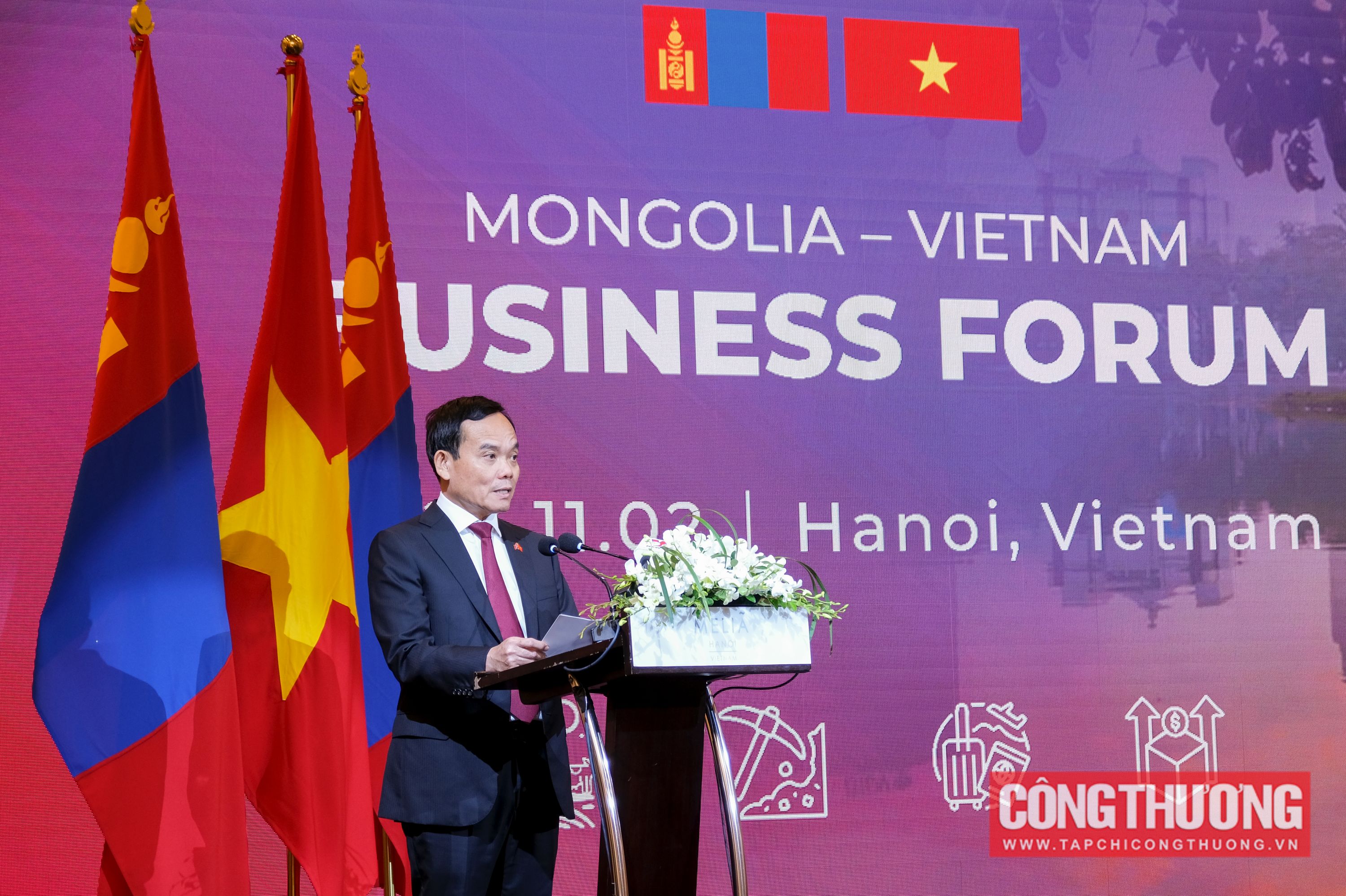 Phó Thủ tướng Trần Lưu Quang phát biểu tại Diễn đàn Doanh nghiệp Việt Nam - Mông Cổ