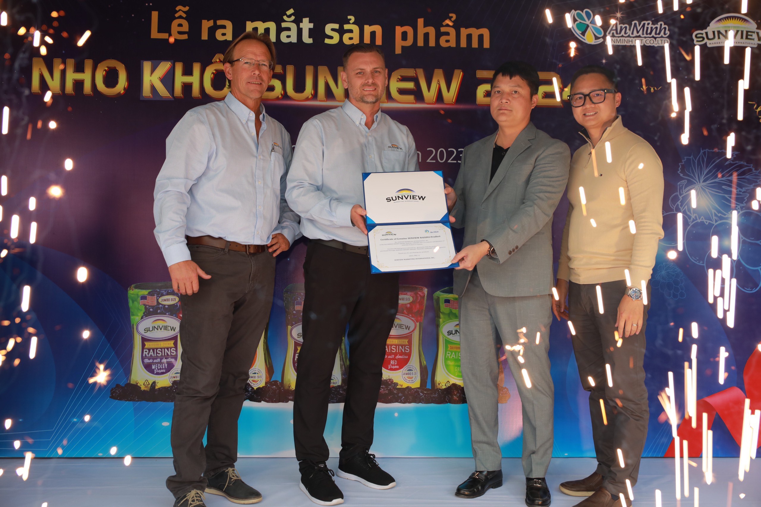 An Minh chính thức phân phối nho khô Sunview 2024 tại thị trường Việt Nam