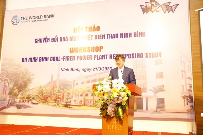 Ông Chu Bá Thi - Chuyên gia Năng lượng cao cấp của Ngân hàng Thế giới phát biểu khai mạc Hội thảo