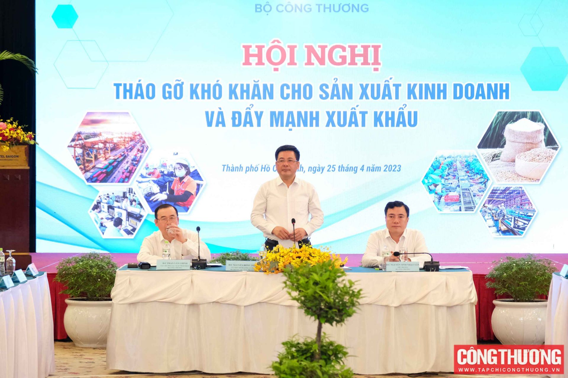 Bộ trưởng Bộ Công Thương Nguyễn Hồng Diên sẽ chủ trì Hội nghị “Tháo gỡ khó khăn trong sản xuất kinh doanh và đẩy mạnh xuất khẩu” tại TP. Hồ Chí Minh