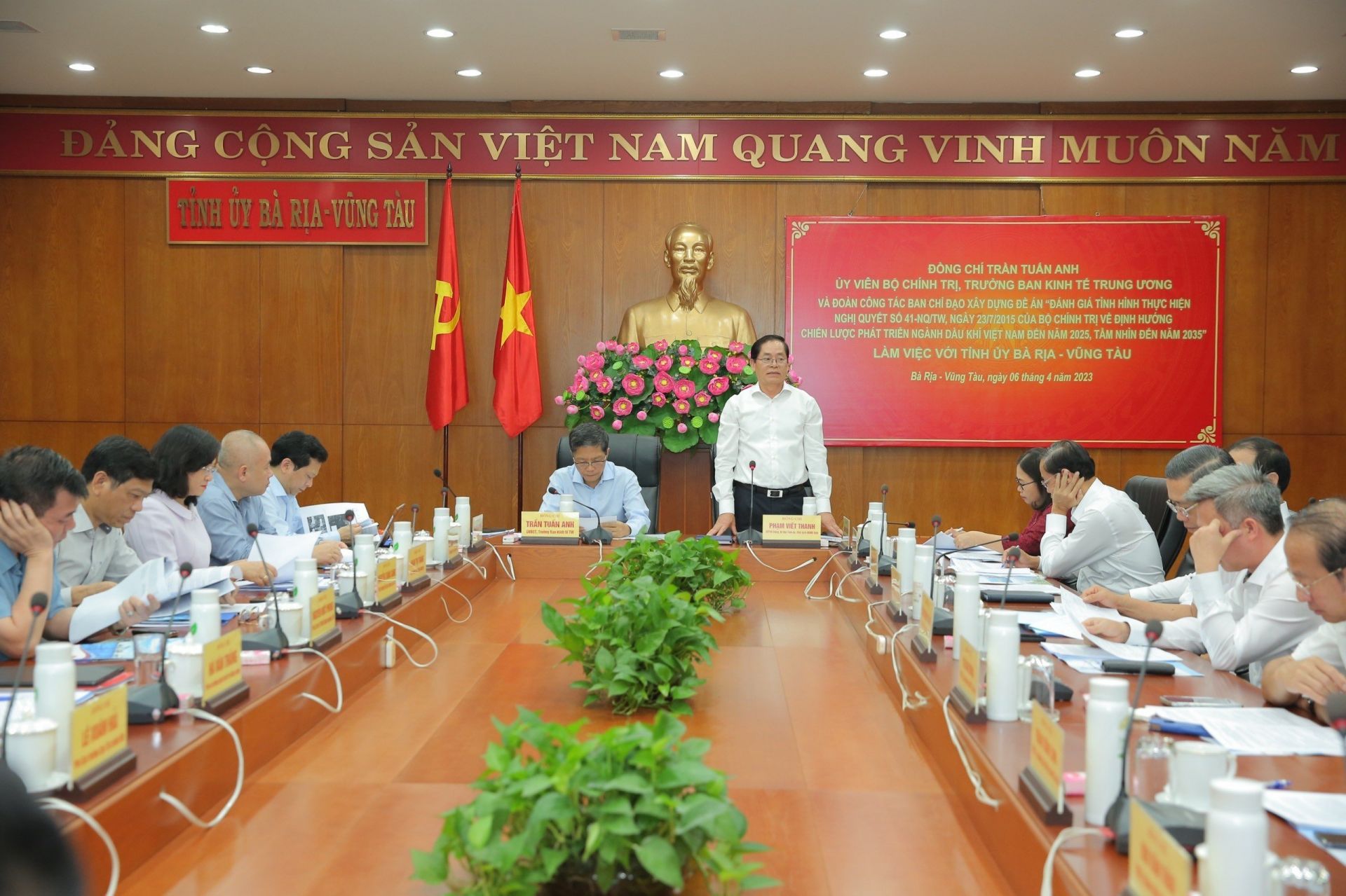 Đồng chí Phạm Viết Thanh, Ủy viên Trung ương Đảng, Bí thư Tỉnh ủy Bà Rịa - Vũng Tàu
