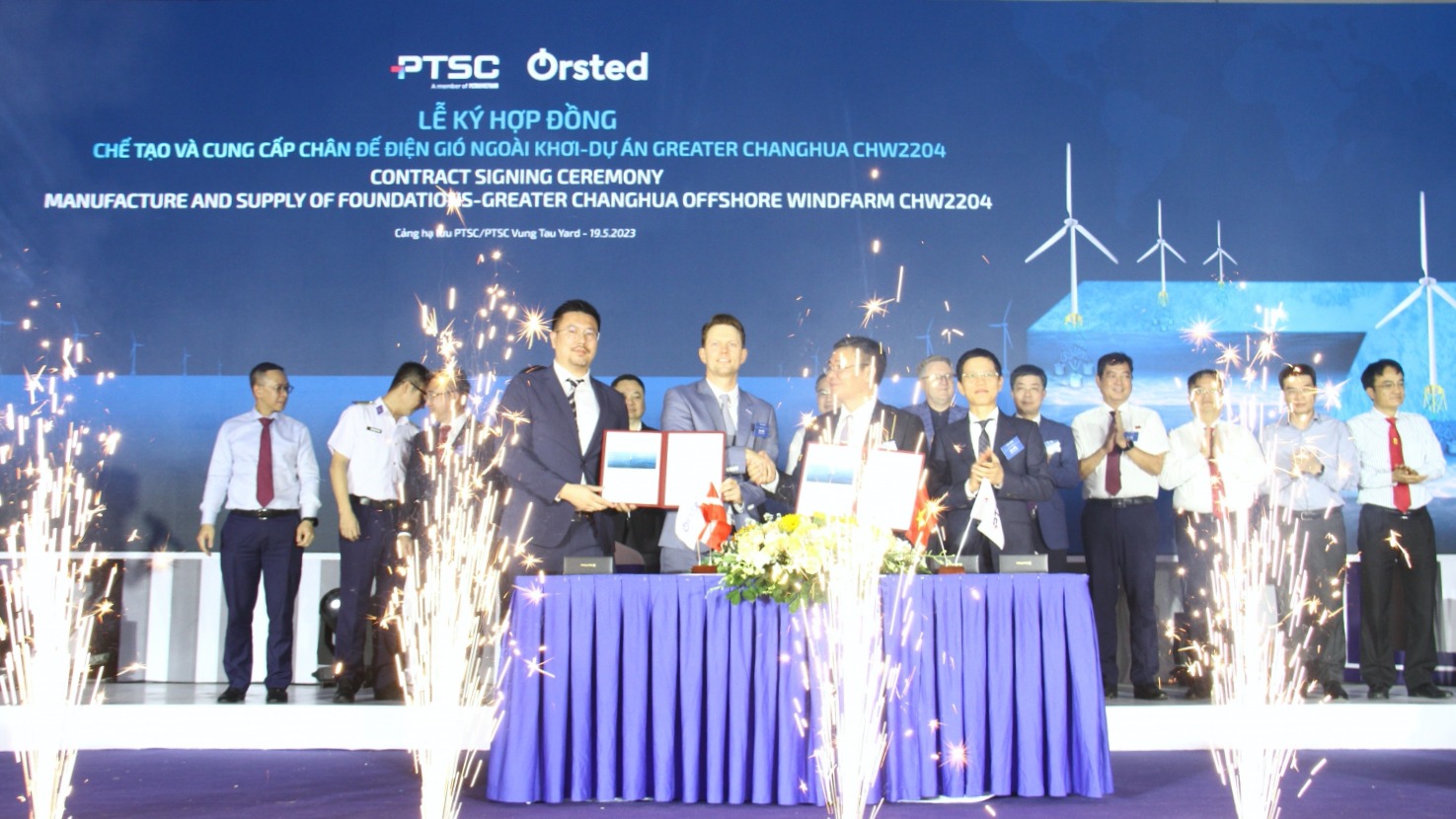 Tổng Công ty Cổ phần Dịch vụ Kỹ thuật Dầu khí Việt Nam ký hợp đồng Orsted