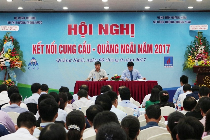 Toàn cảnh Hội nghị kết nối cung cầu tỉnh Quảng Ngãi