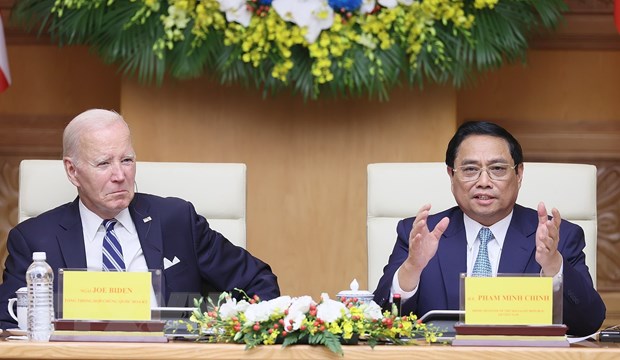 Thu tuong va Tong thong Joe Biden du Hoi nghi cap cao Viet Nam-Hoa Ky hinh anh 3
