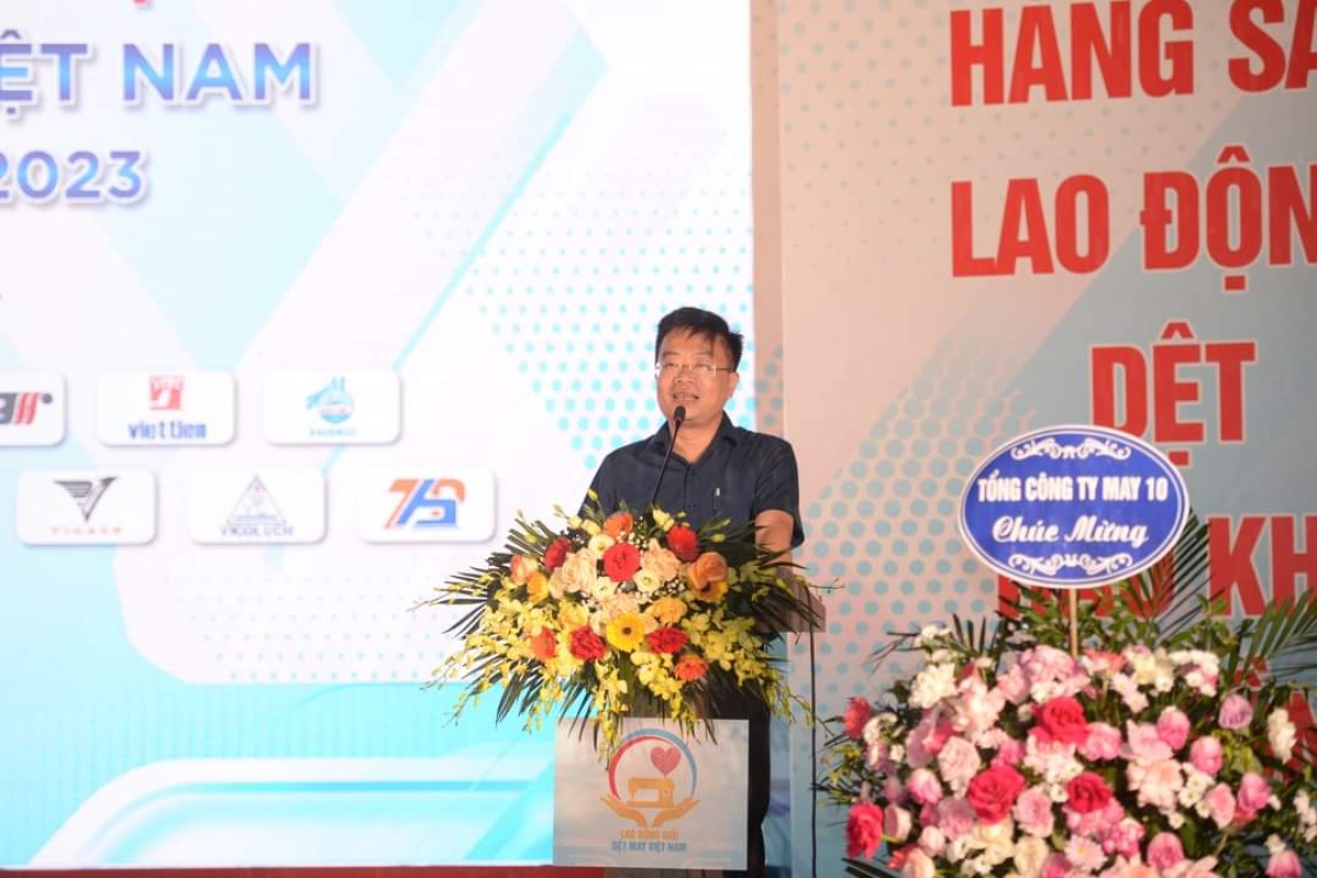 Ông Lê Tiến Trường phát biểu tại sự kiện
