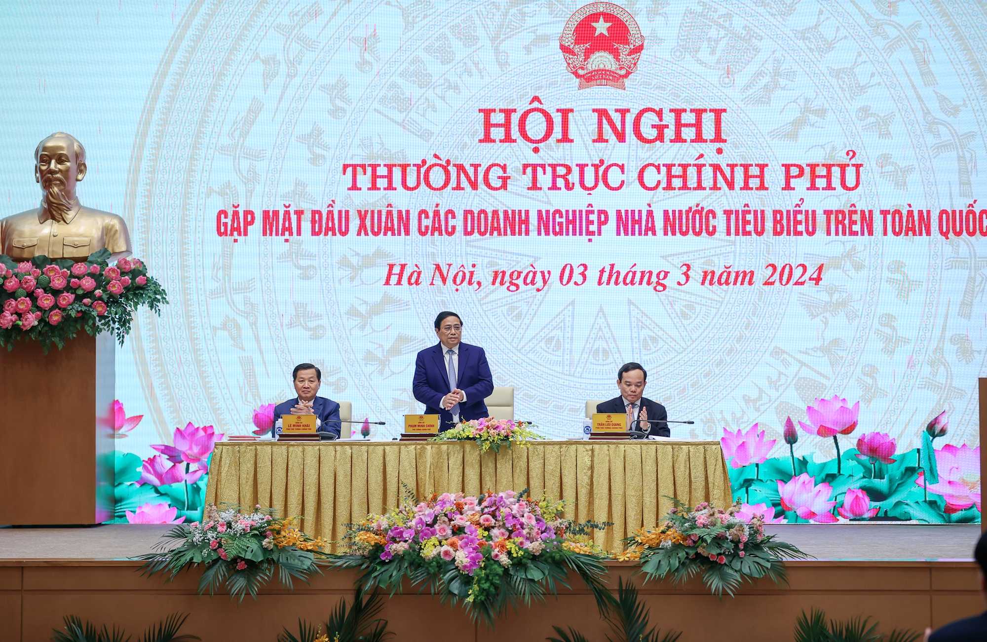 Thường trực Chính phủ gặp mặt đầu xuân các doanh nghiệp nhà nước tiêu biểu trên toàn quốc