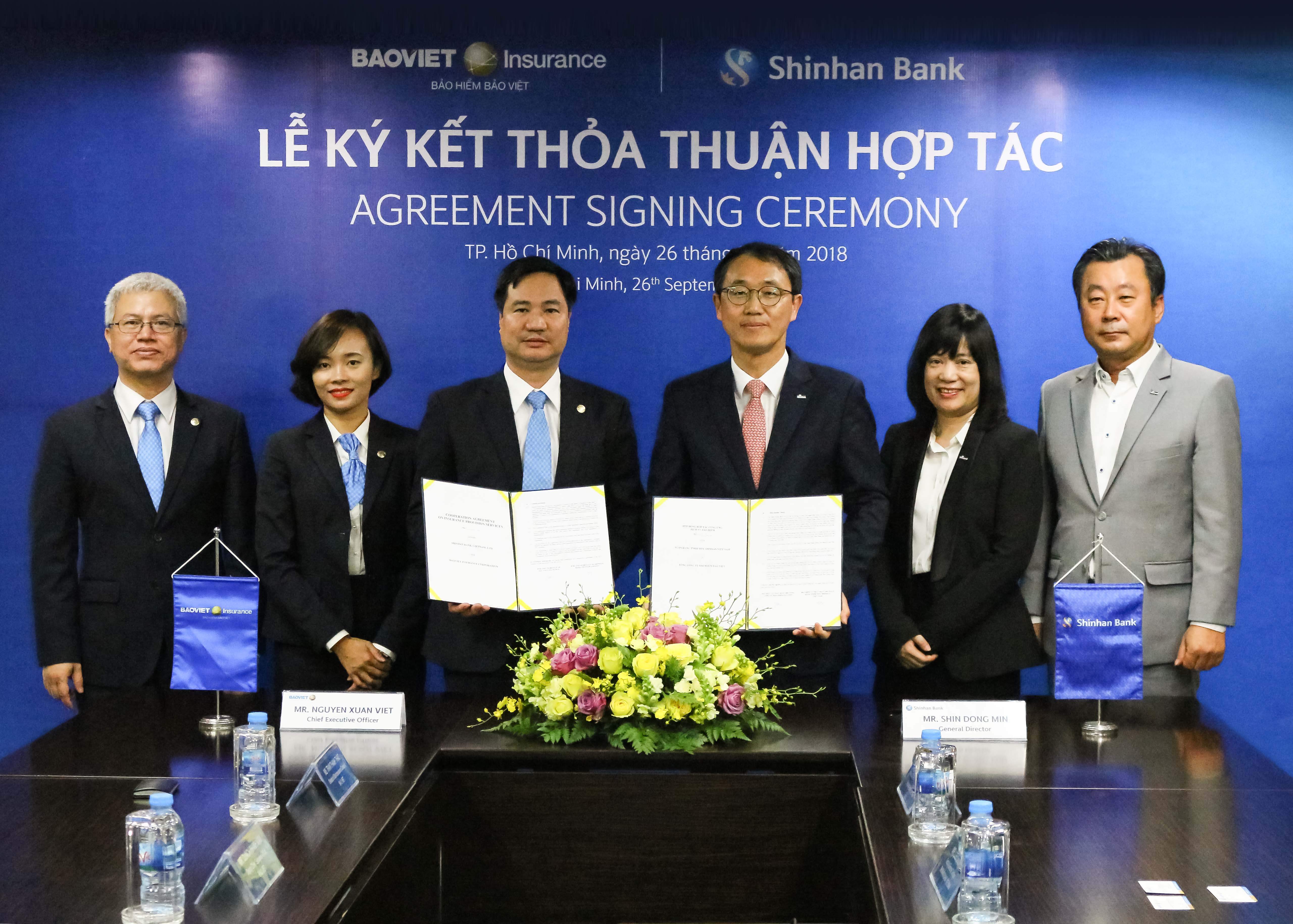 Bảo hiểm Bảo Việt ký kết hợp tác cùng Ngân hàng Shinhanbank