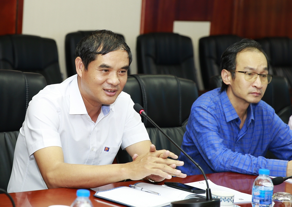 Ông Nguyễn Đồng - Chủ tịch Petrolimex Quảng Ninh đề nghị PLC tiếp tục phối hợp chặt chẽ hơn với các đơn vị của B12