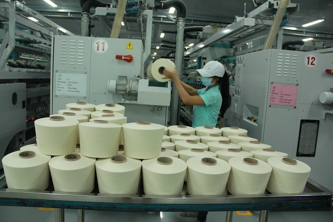 hình ảnh nhà máy sợi Vinatex Phú Cường