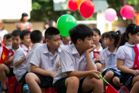 Hanoi,,Vietnam,-,Sep,,5,,2018:,Pupils,And,Teachers,In