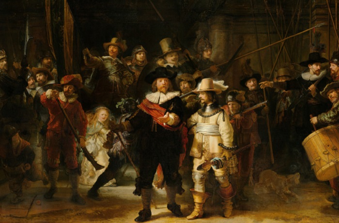 AI đưa kiệt tác “Tuần đêm” của Rembrandt về kích thước nguyên bản