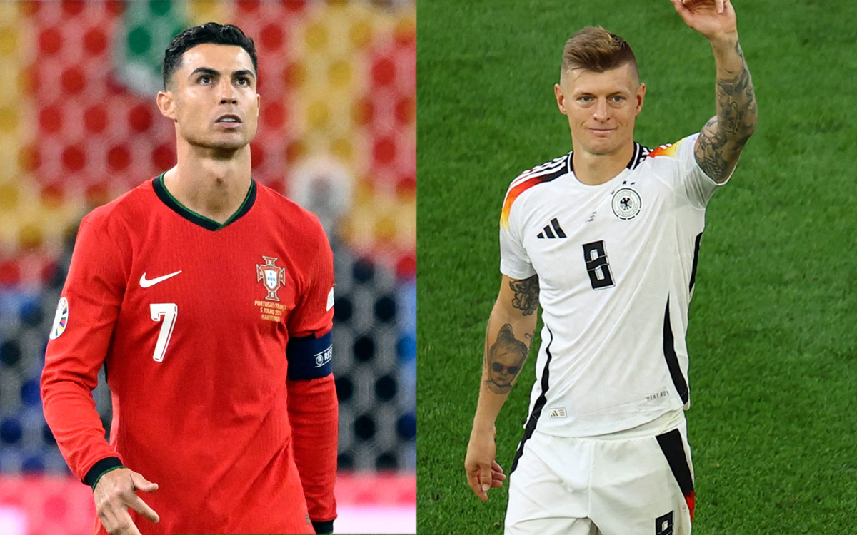 Kroos và Ronaldo nói lời chia tay Euro trong cùng một buổi tối - Ảnh: REUTERS