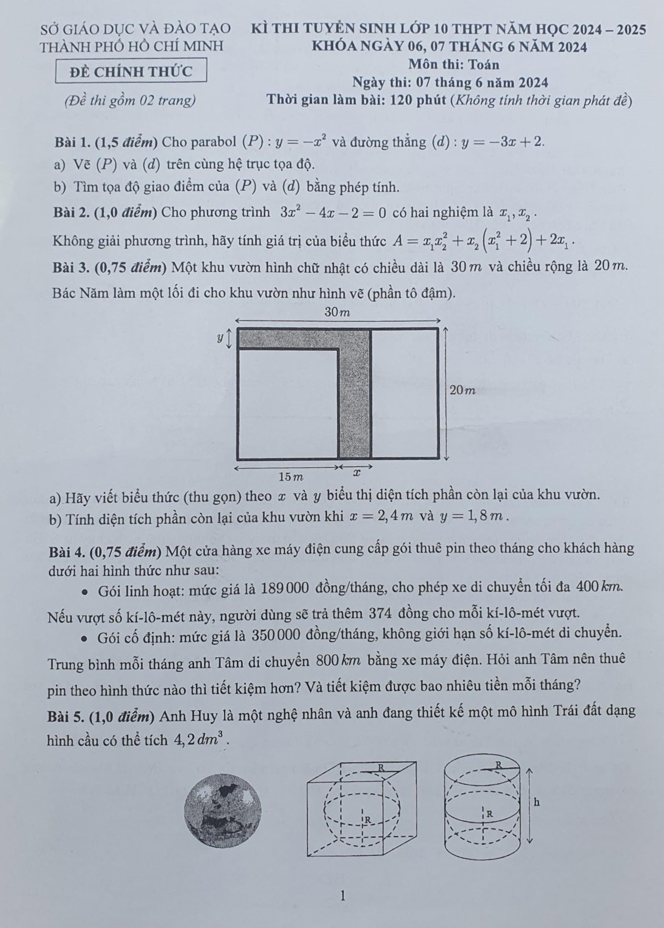 Kỳ thi lớp 10 THPT công lập TPHCM: Thí sinh than trời vì đề toán khó- Ảnh 1.