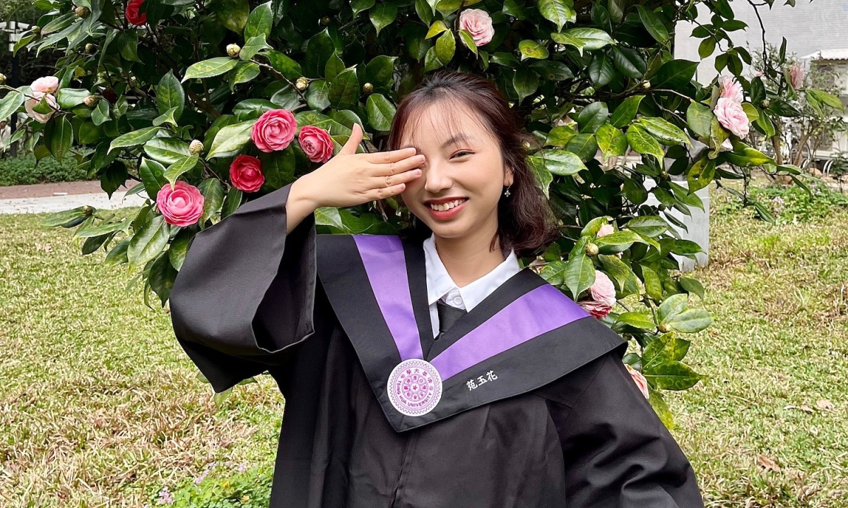 Female student ranked top in Computer Science major in Taiwan