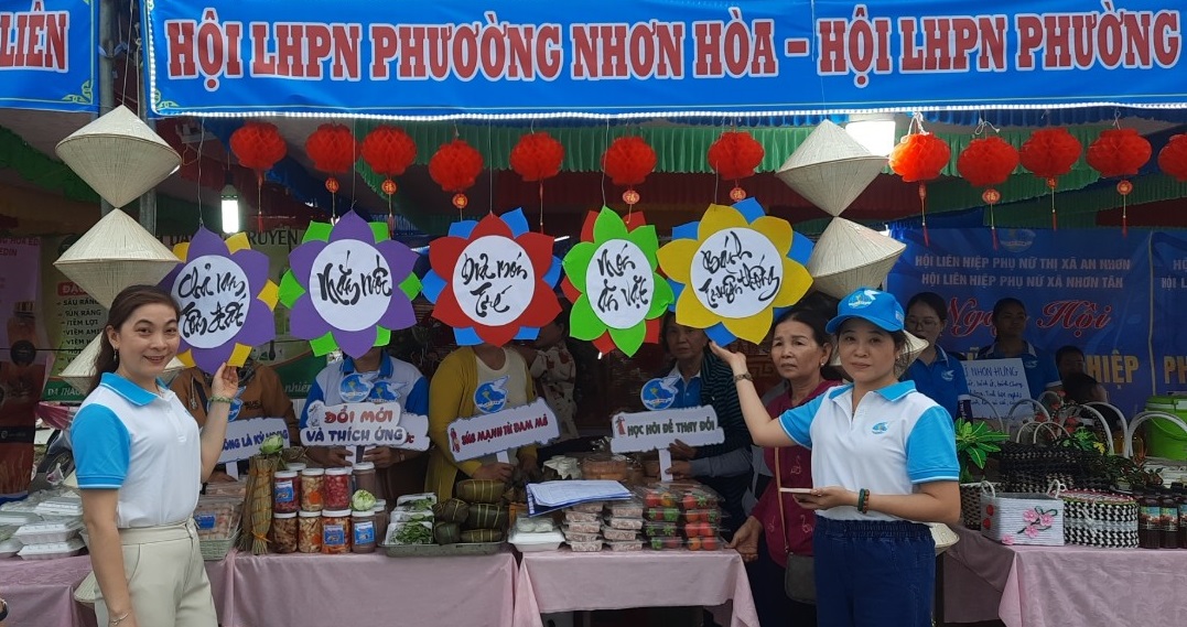 Phụ nữ An Nhơn khởi nghiệp sáng tạo, chuyển đổi xanh- Ảnh 1.