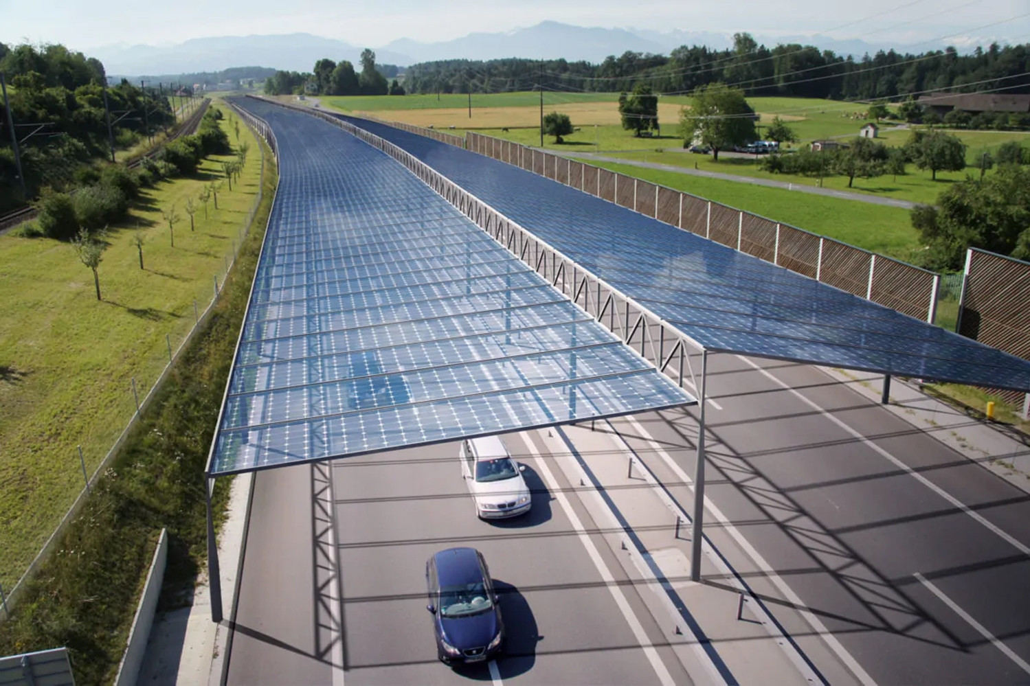 ¿Qué pasa cuando las carreteras de todo el mundo instalan techos solares?