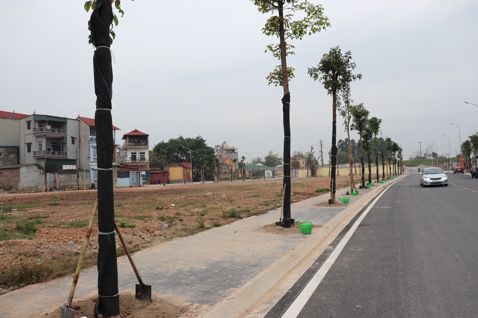 Huyện Đông Anh được tập trung đầu tư xây dựng hạ tầng để lên quận.