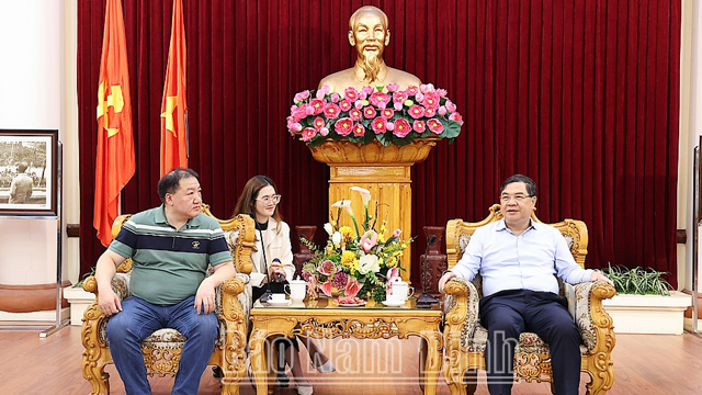Tập đoàn Trung Nam, Hồng Kông (Trung Quốc) chọn Nam Định để đầu tư