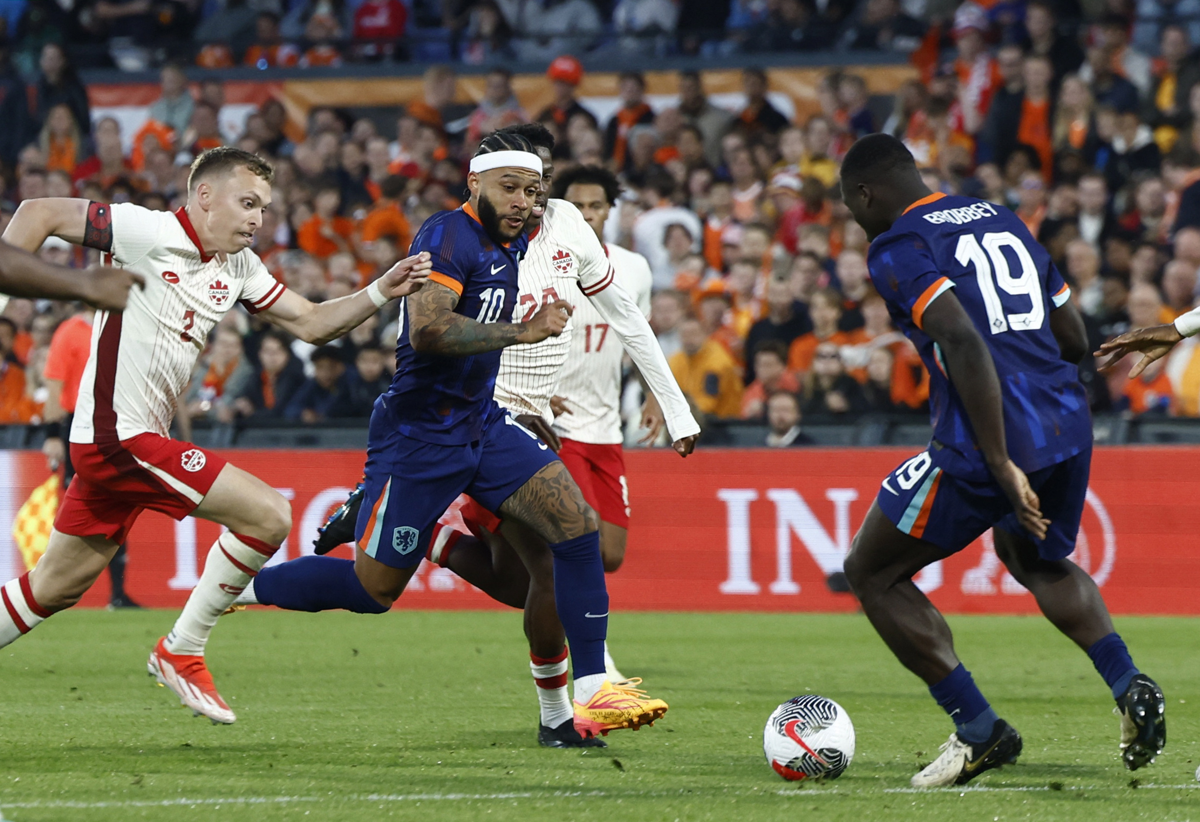 Hai cựu sao Man United ghi bàn, Hà Lan thắng tưng bừng Canada- Ảnh 2.