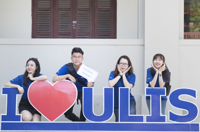 Étudiant à l'Université des langues étrangères, Université nationale du Vietnam, Hanoi. Photo : ULIS