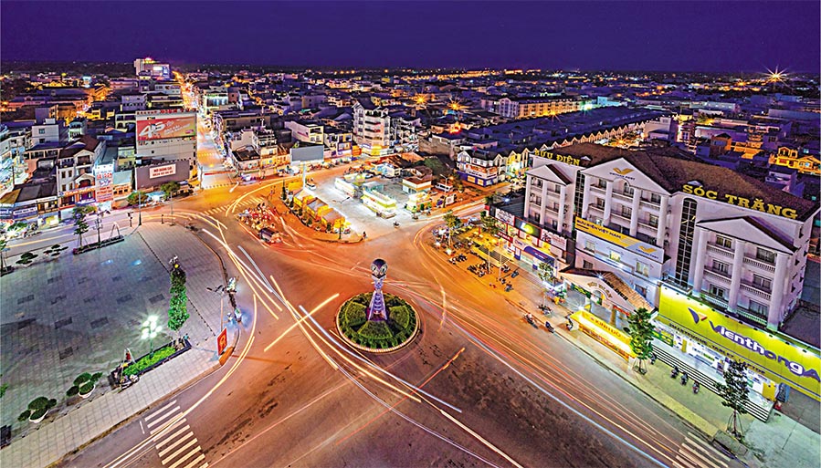 Stadt. Soc Trang wird das wirtschaftliche Zentrum der östlichen Küstenregion sein (Foto: Informationszentrum für Tourismusförderung in Soc Trang)