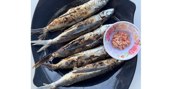 Grilled flying fish