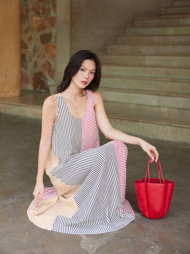 Váy midi dáng suông 'vạn người mê' là đây- Ảnh 1.