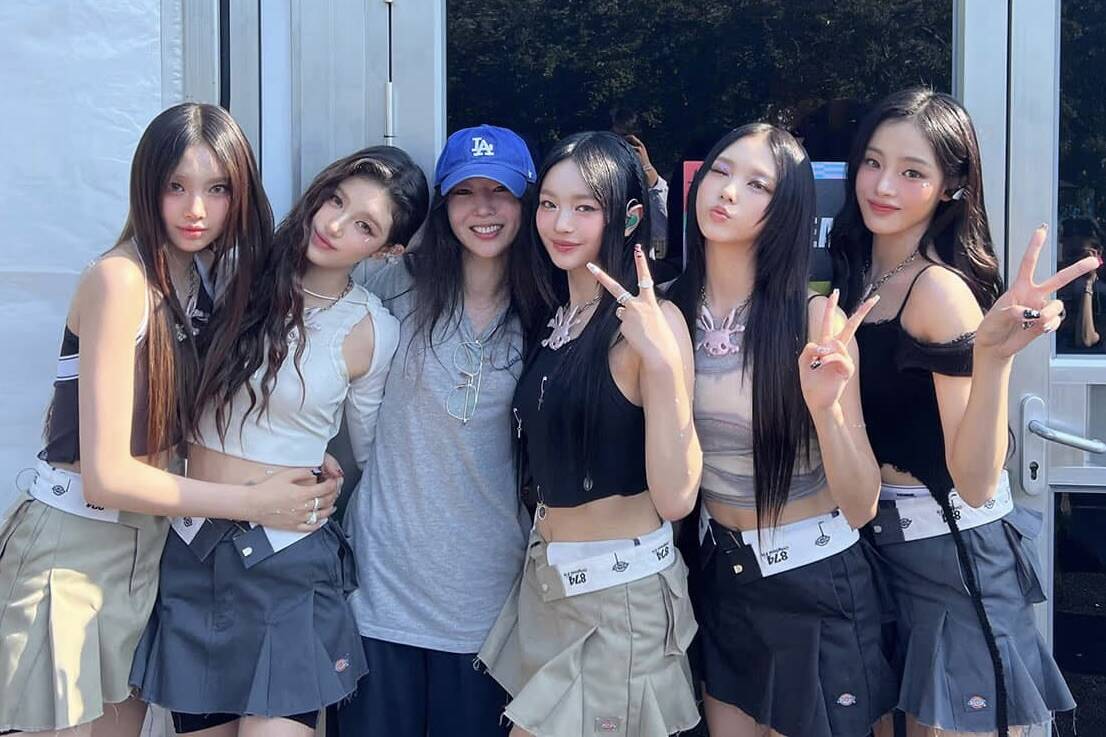 Min Hee Jin und die NewJeans-Mitglieder haben eine enge Beziehung. Foto: ADOR