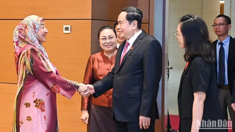 National Assembly Chairman Tran Thanh Man receives Ambassadors and Charge d'Affaires of ASEAN countries and Timor-Leste photo 2