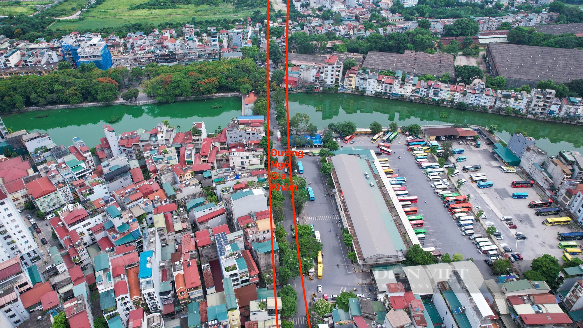Hình ảnh 2 tuyến đường ở quận Long Biên chuẩn bị được đầu tư mở rộng lên 4 làn xe- Ảnh 1.
