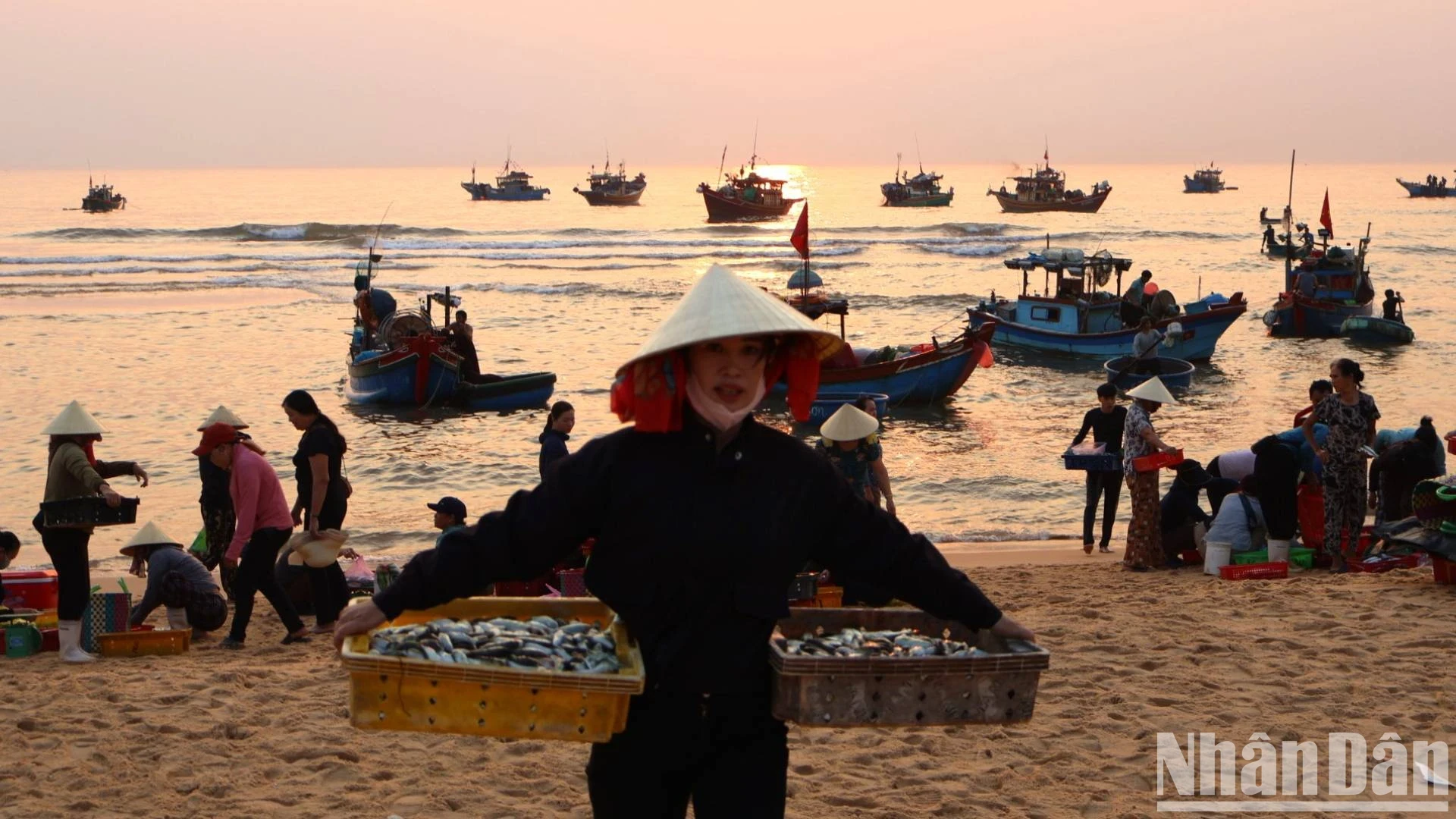 [Foto] Amanecer en el mercado de pescado de Nhan Trach foto 4