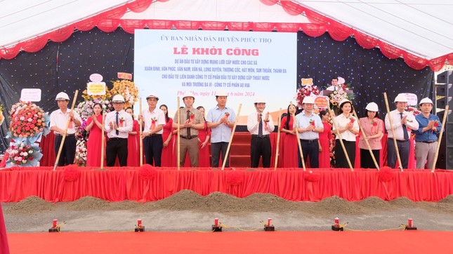 Hanoi: 9 comunas del distrito de Phuc Tho pronto tendrán agua potable foto 1