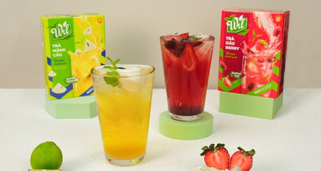 Trí Việt Phát Foods ra mắt trà trái cây có topping tươi