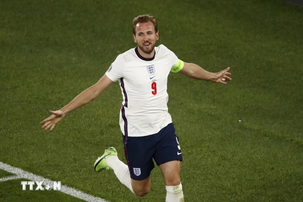 ប្រធានក្រុមអង់គ្លេស Harry Kane ។ (ប្រភព៖ AFP/VNA)