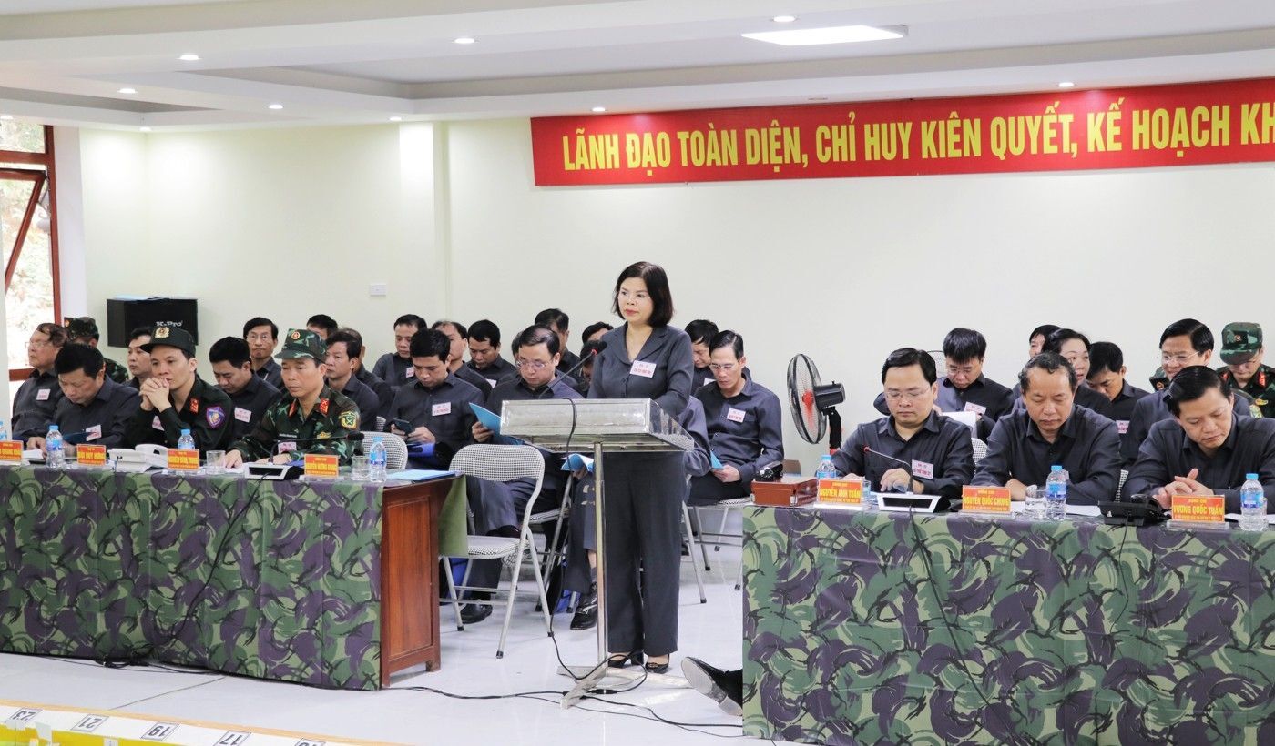 Thực hành diễn tập khu vực phòng thủ tỉnh Bắc Ninh năm 2022