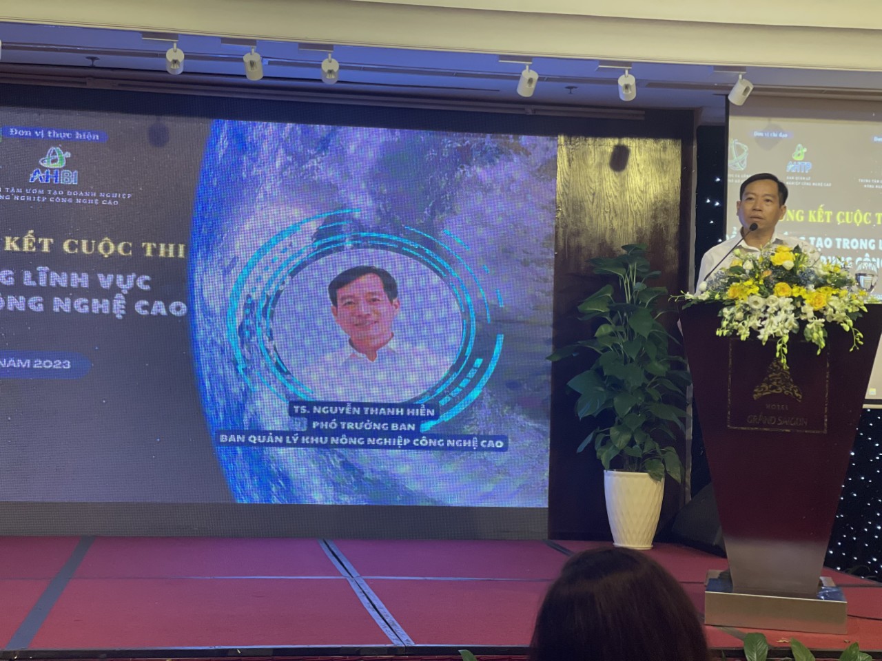 Ts. Nguyễn Thanh Hiền - phó trưởng ban Ban quản lý Khu Nông Nghiệp Công nghệ cao