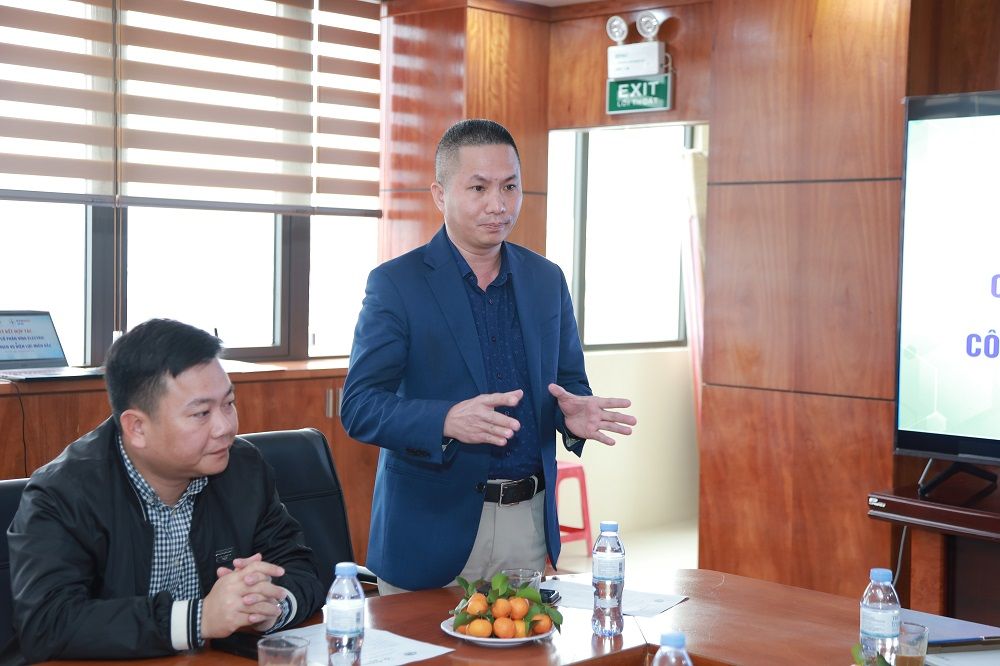 Ông Bùi Văn Tuấn, Chủ tịch HĐQT kiêm Tổng giám đốc Công ty Cổ phần Vina Electric chia sẻ tại lễ ký kết.
