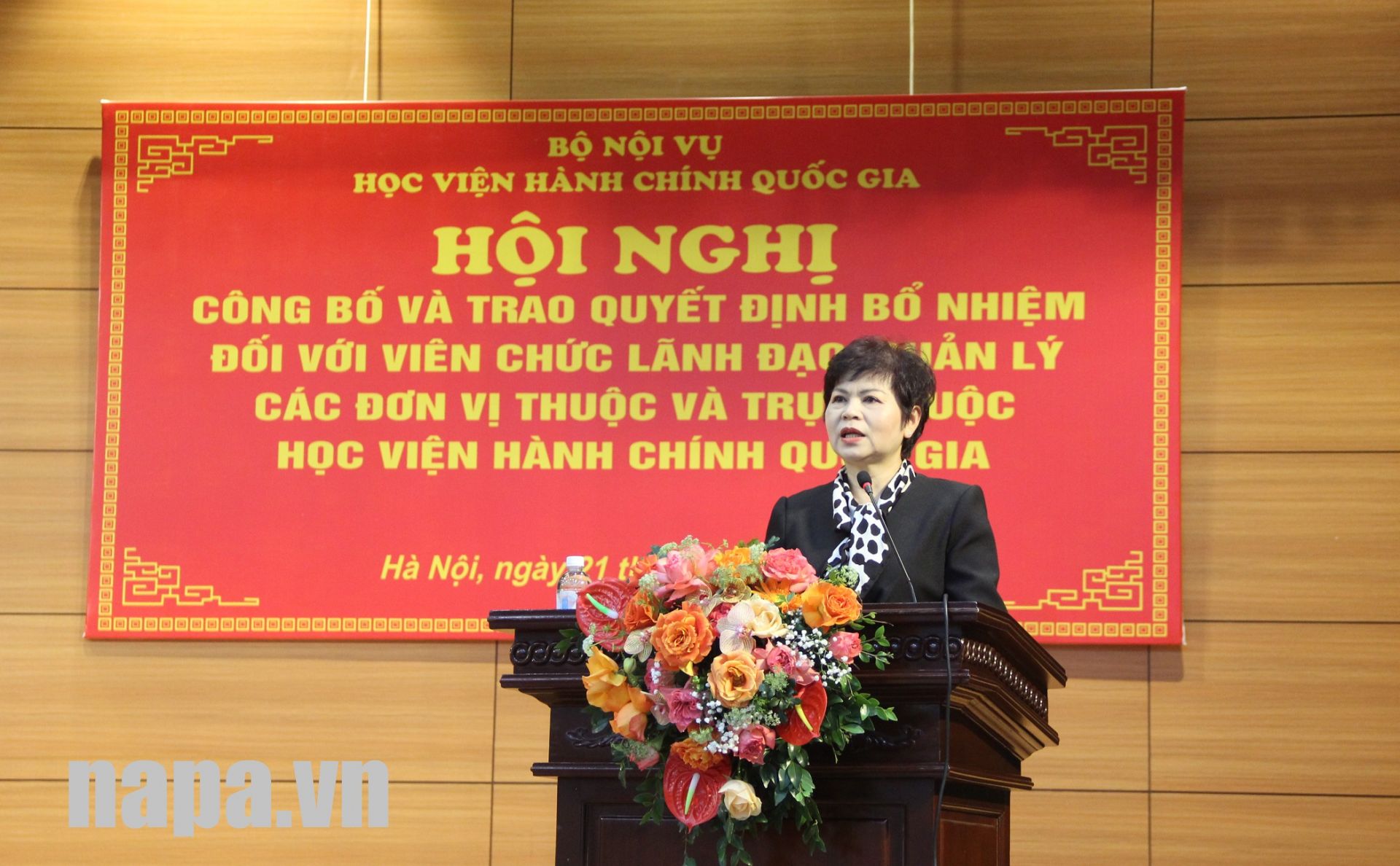 TS. Lê Thanh Huyền phát biểu tại Hội nghị