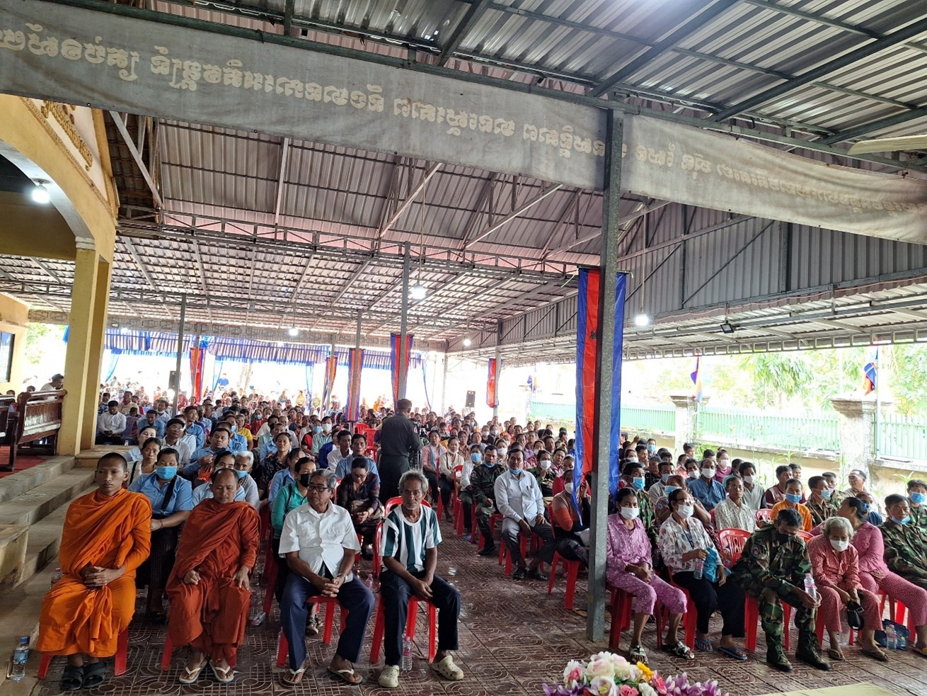 người dân tại ấp Techo Aphivót, xã Techo Aphivót, huyện Chhuk, tỉnh Kam Pốt