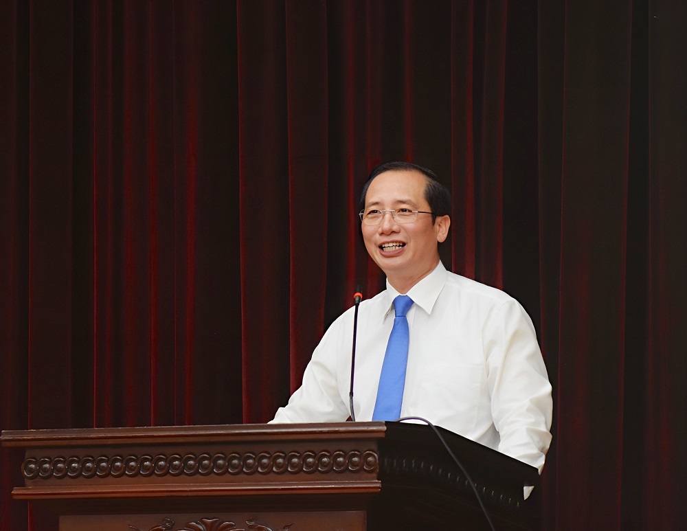 PGS.TS. Nguyễn Bá Chiến, Giám đốc Học viện phát biểu khai mạc tọa đàm.