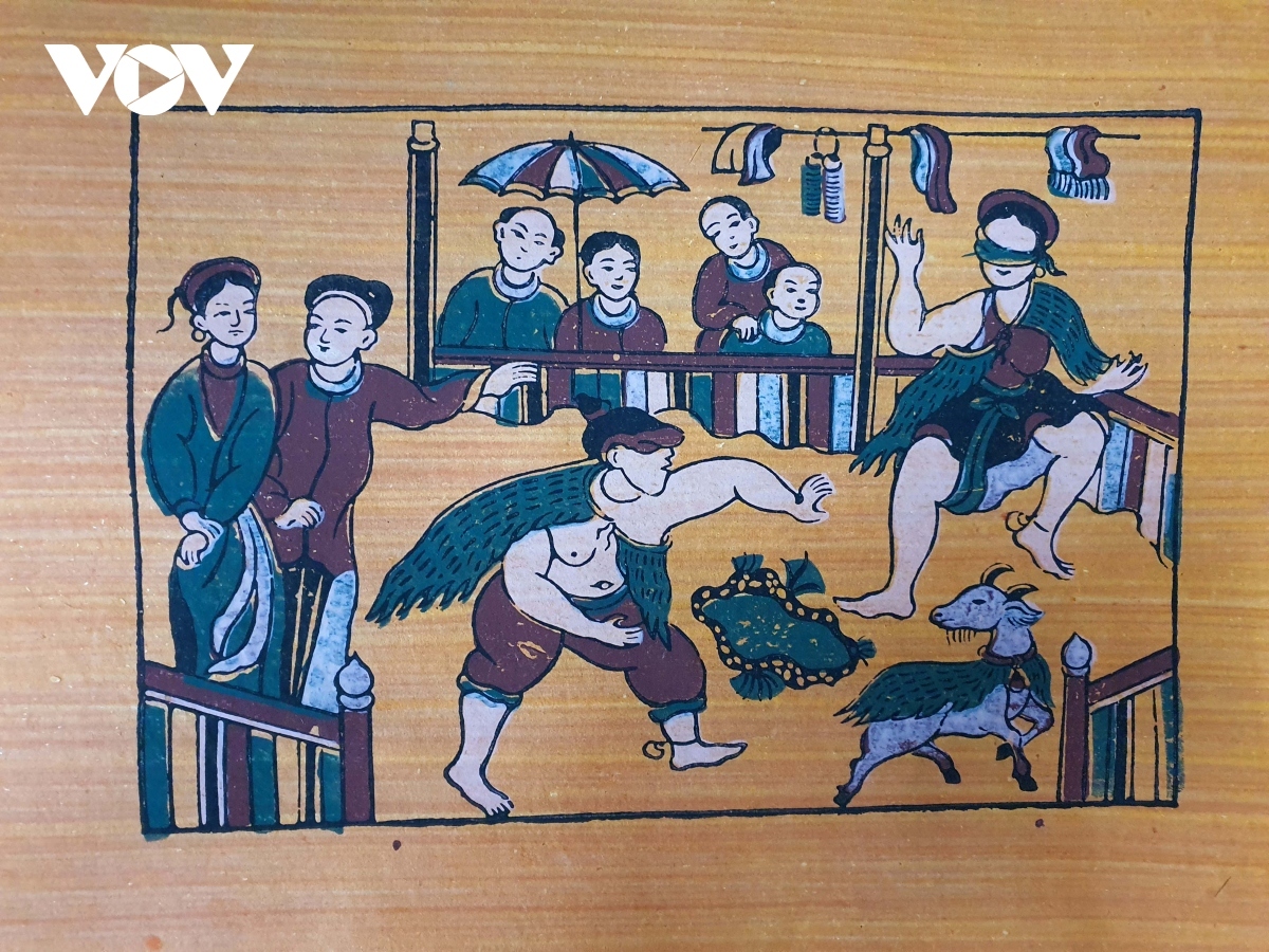 favourite folk woodcut paintings during the tet holiday in vietnam picture 12