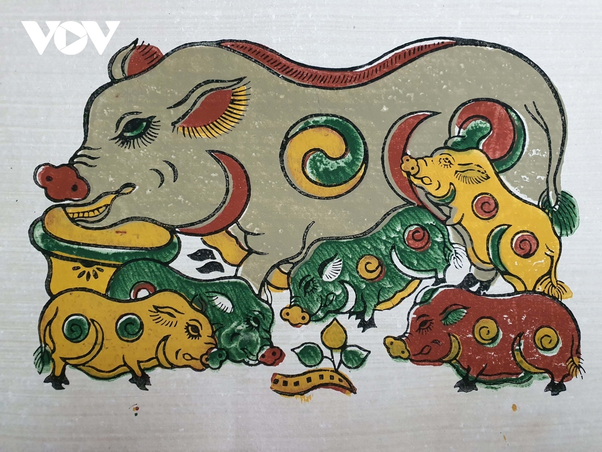 favourite folk woodcut paintings during the tet holiday in vietnam picture 6