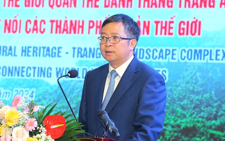 Ông Phạm Thanh Bình - Thứ trưởng Bộ Ngoại giao phát biểu tại hội nghị